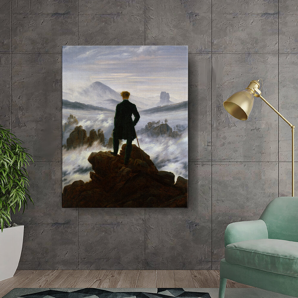 Wanderer Above The Sea Of Fog - Wall Canvas