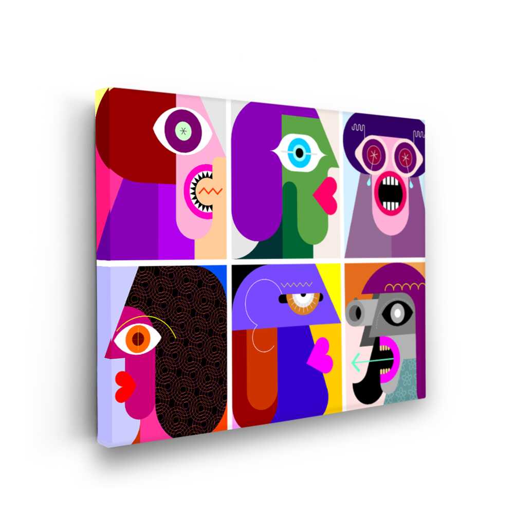 Picasoul - Picasoul Curated - Faces Of Expression 10 - Wall Decor