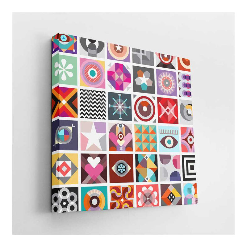 Picasoul - Picasoul Curated - Geometric Patterns Mosaic - Wall Decor