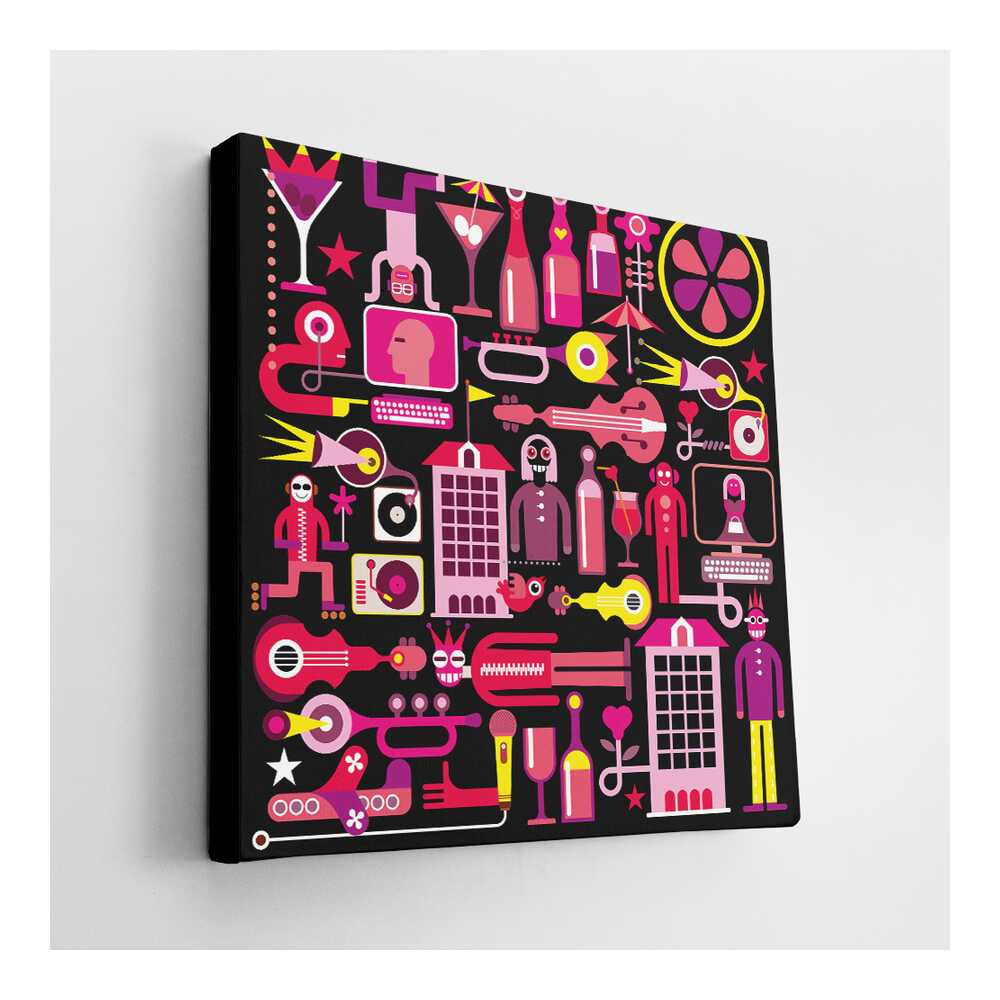 Picasoul - Picasoul Curated - Vibrant Nightlife - Wall Decor