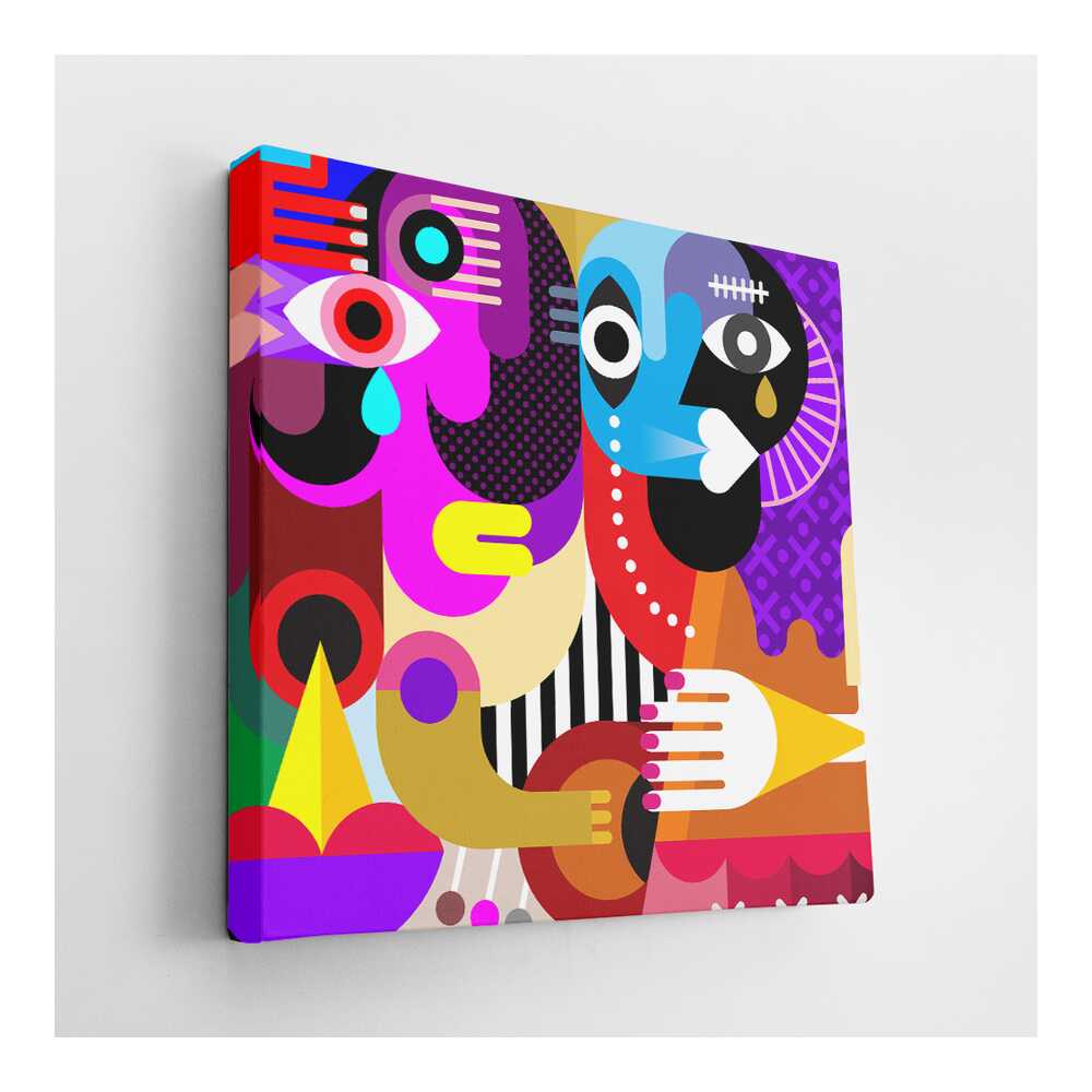 Picasoul - Picasoul Curated - Abstract Faces 16 - Wall Decor