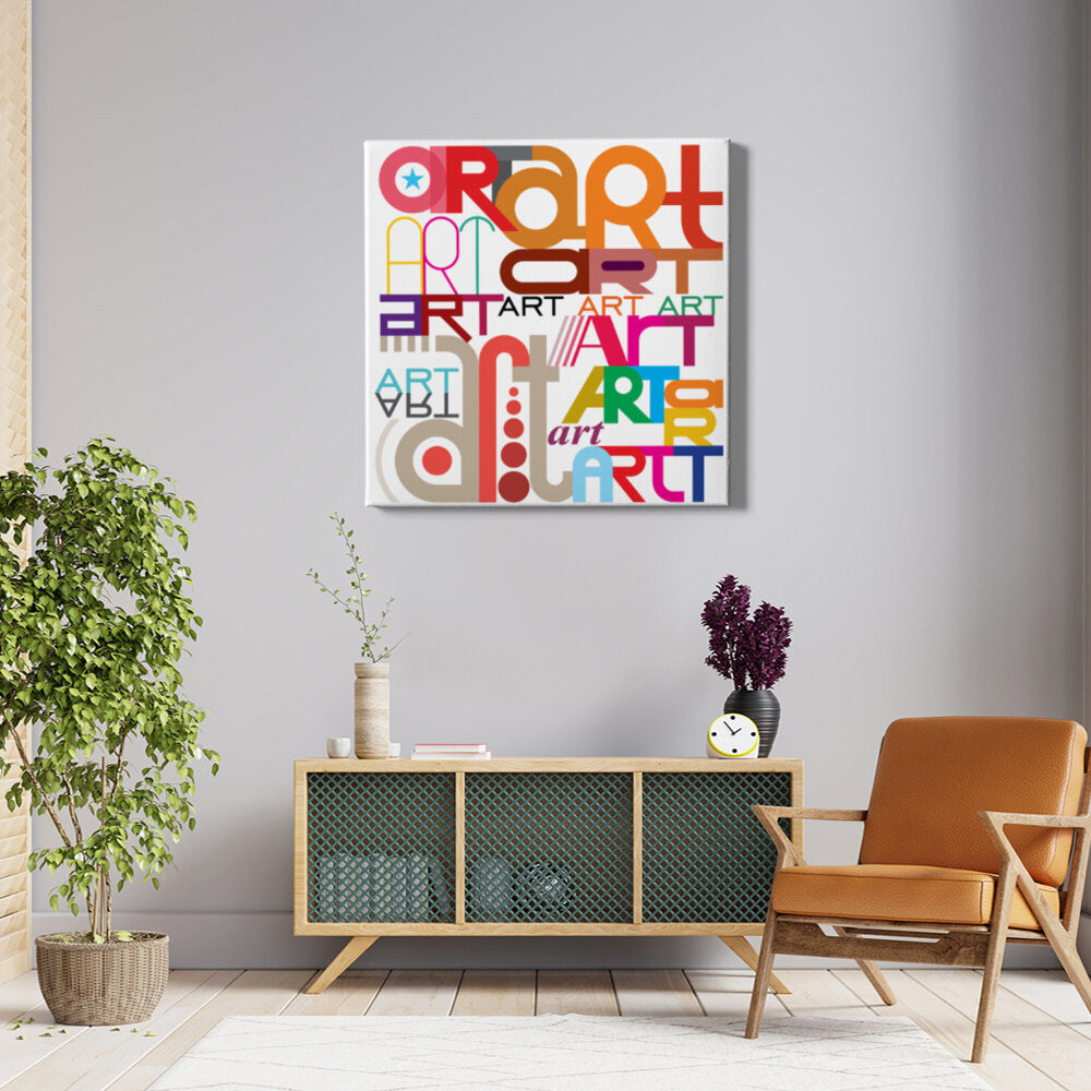 Colorful Typography Art
