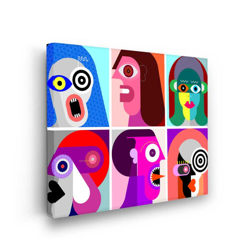 Picasoul - Picasoul Curated - Facial Expressions - Wall Decor