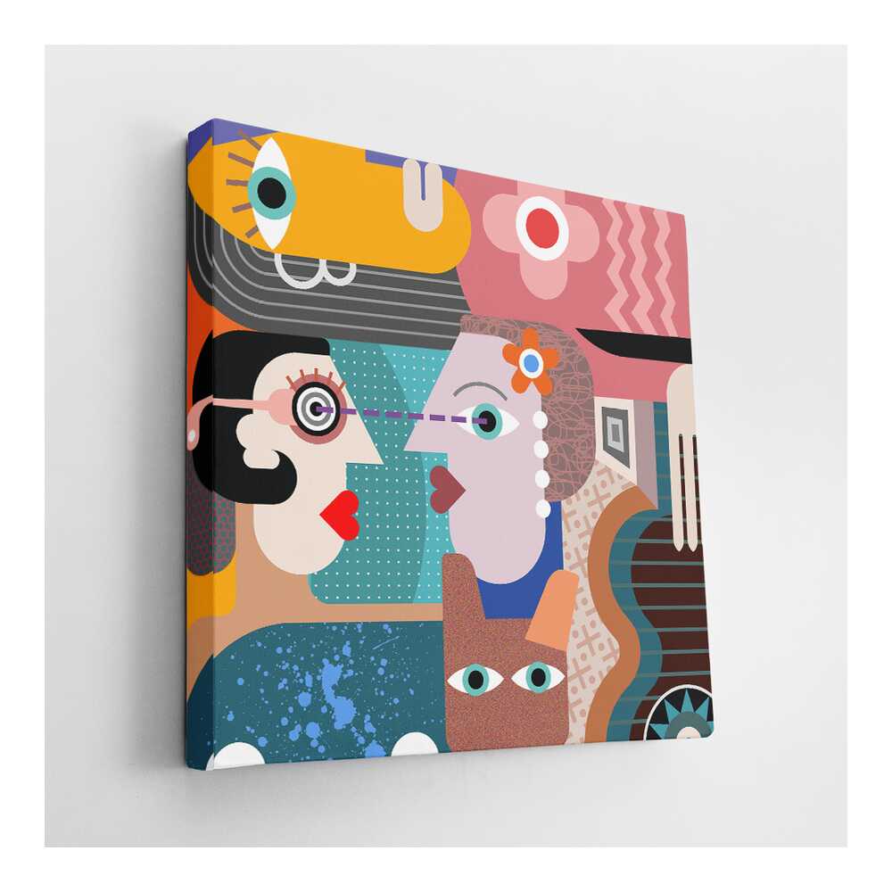 Picasoul - Picasoul Curated - Faces In Color 12 - Wall Decor