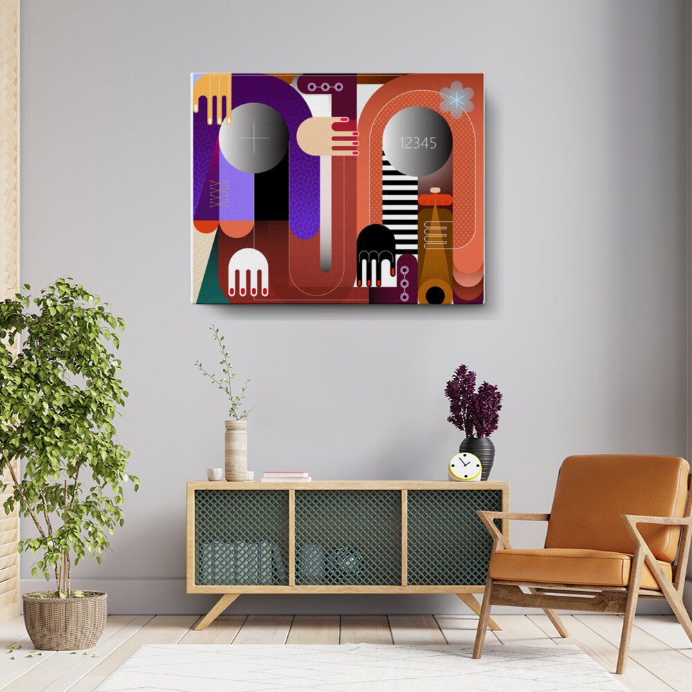 Abstract Hands And Shapes