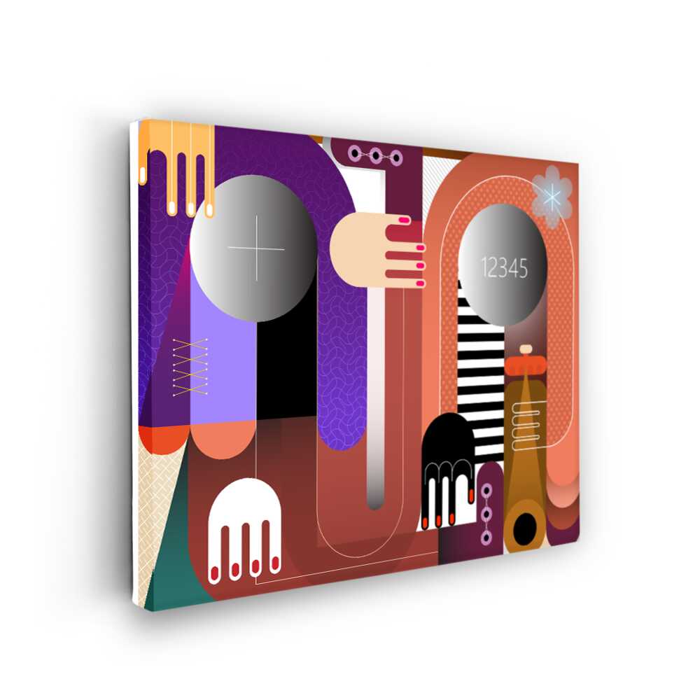 Picasoul - Picasoul Curated - Abstract Hands And Shapes - Wall Decor