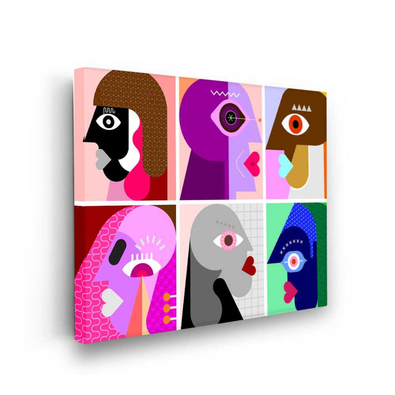 Picasoul - Picasoul Curated - Faces In Color 17 - Wall Decor