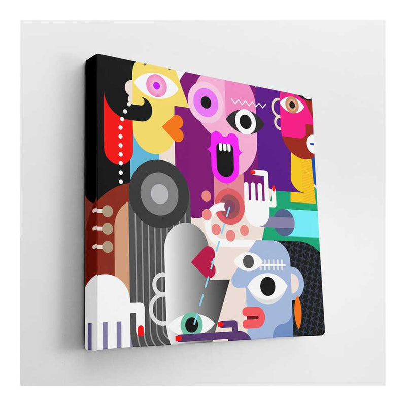 Picasoul - Picasoul Curated - Faces In Color 9 - Wall Decor