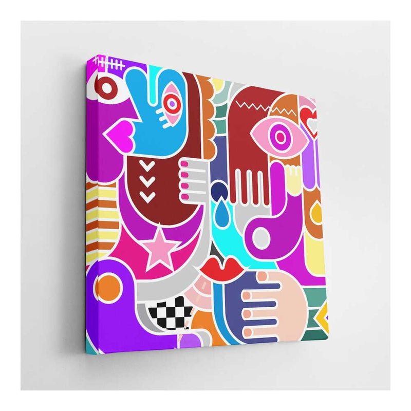 Picasoul - Picasoul Curated - Colorful Human Connections - Wall Decor