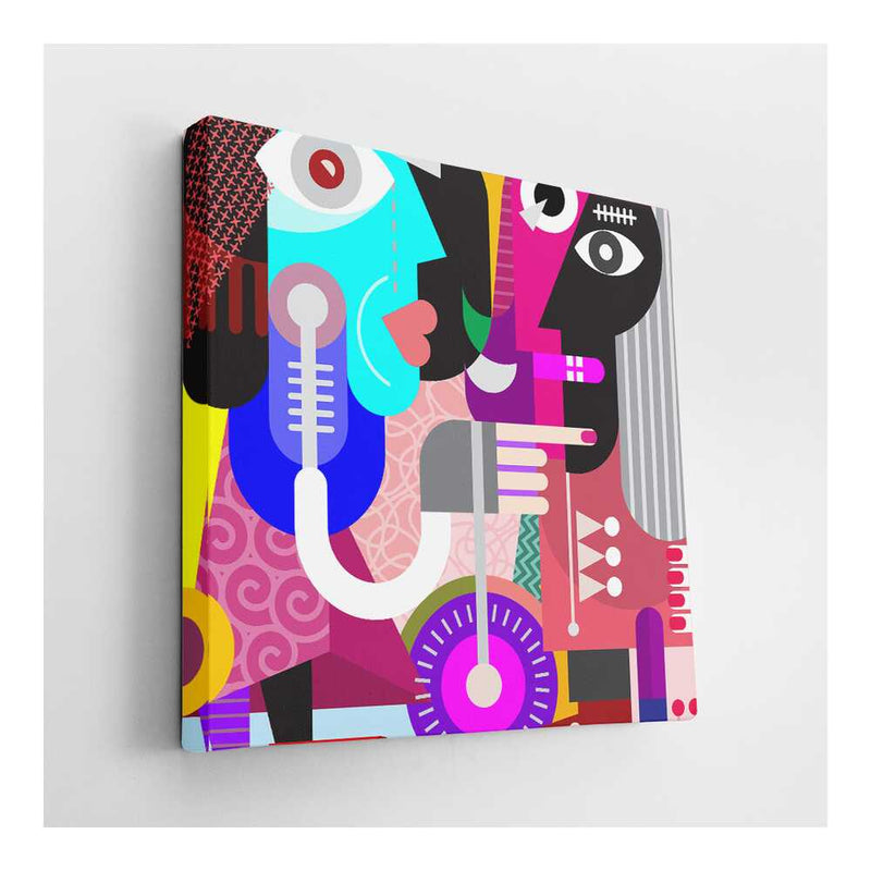Picasoul - Picasoul Curated - Faces In Conversation 4 - Wall Decor