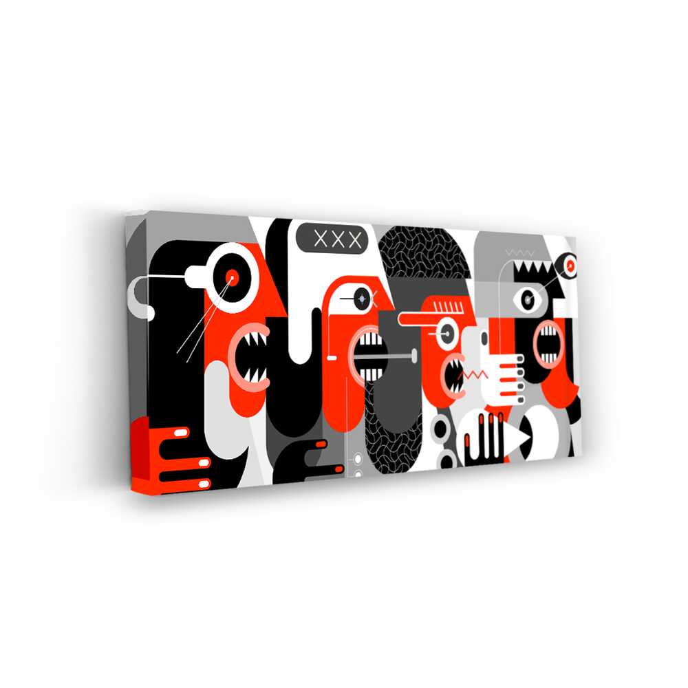 Picasoul - Picasoul Curated - Abstract Faces 14 - Wall Decor