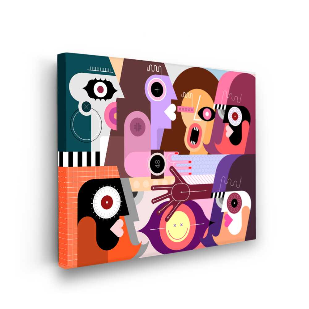 Picasoul - Picasoul Curated - Colorful Conversations 7 - Wall Decor