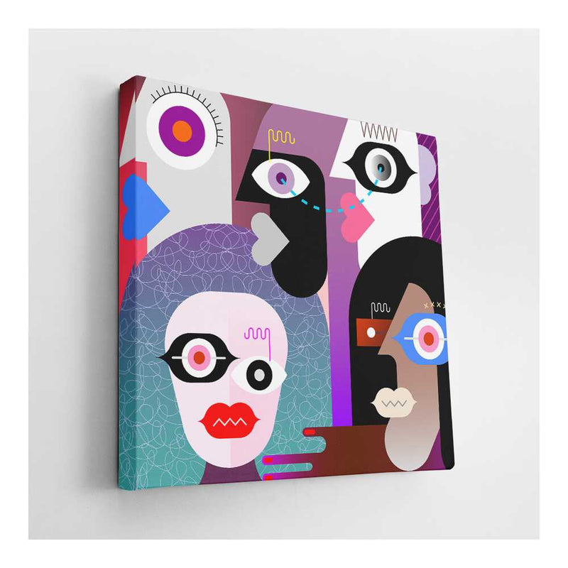 Picasoul - Picasoul Curated - Faces In Color 10 - Wall Decor
