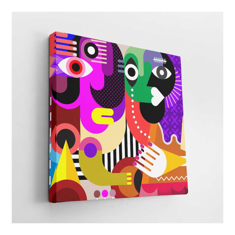 Picasoul - Picasoul Curated - Abstract Faces 12 - Wall Decor