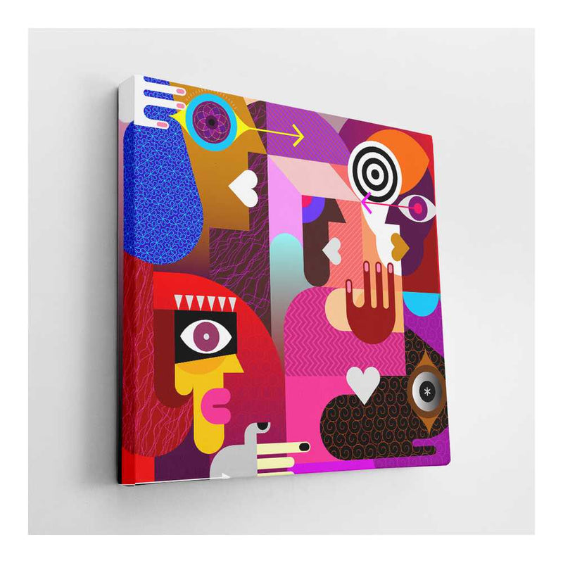 Picasoul - Picasoul Curated - Faces In Color 8 - Wall Decor