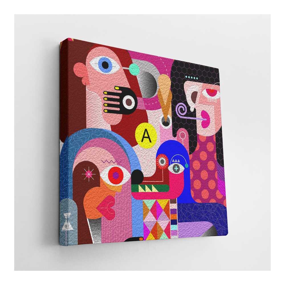 Picasoul - Picasoul Curated - Abstract Faces 11 - Wall Decor