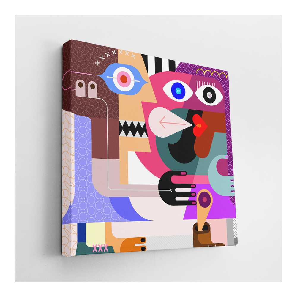 Picasoul - Picasoul Curated - Abstract Embrace - Wall Decor