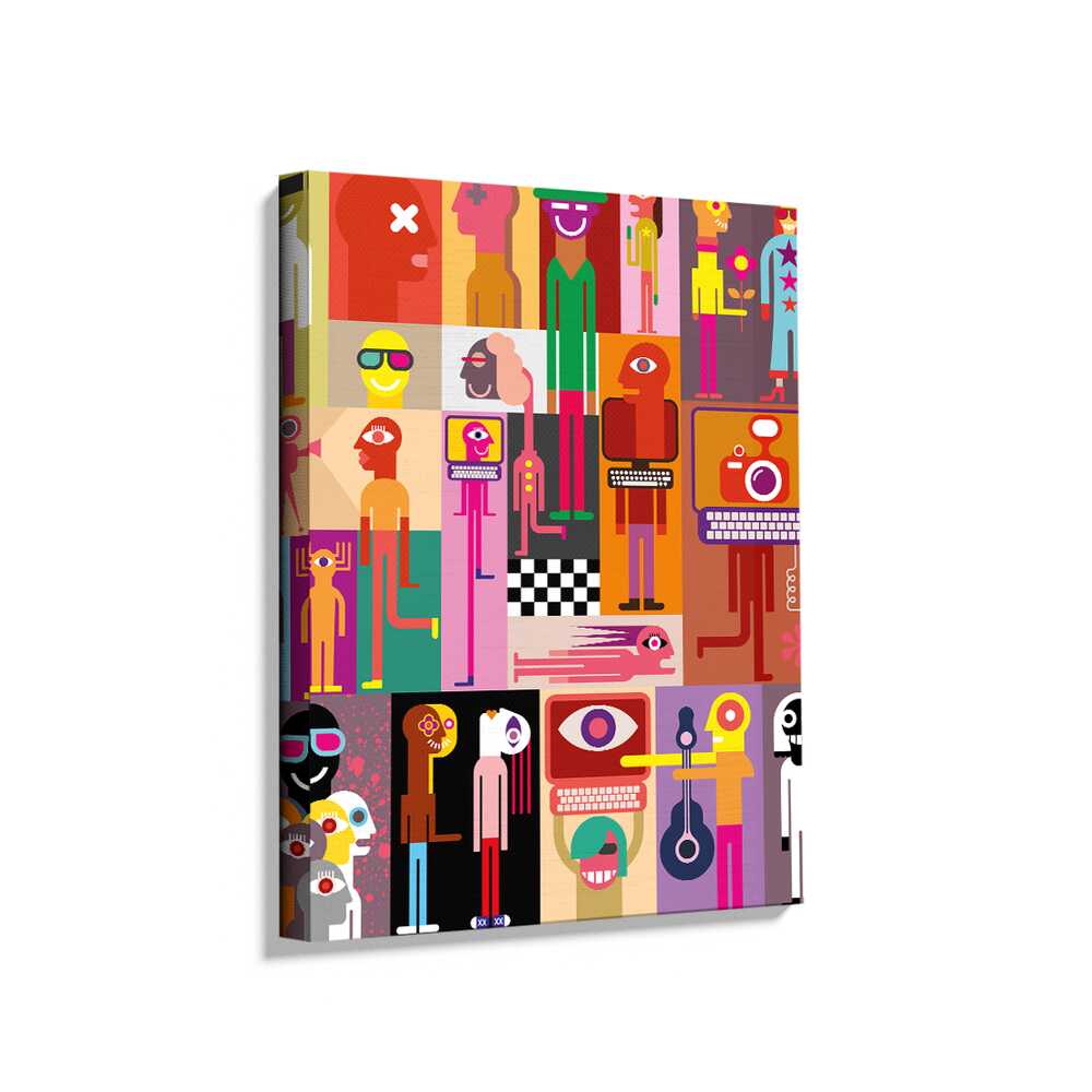 Picasoul - Picasoul Curated - Colorful Characters 1 - Wall Decor