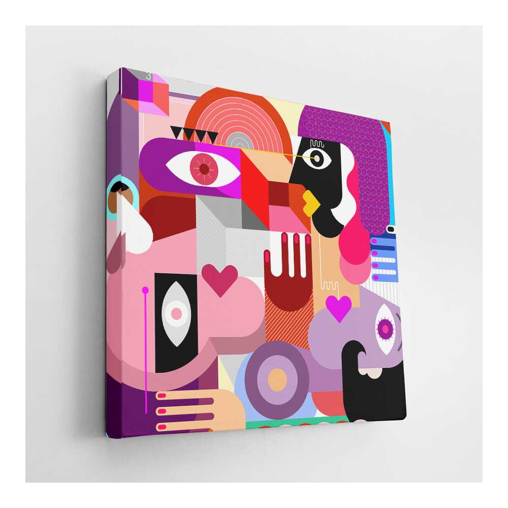 Picasoul - Picasoul Curated - Abstract Faces 10 - Wall Decor