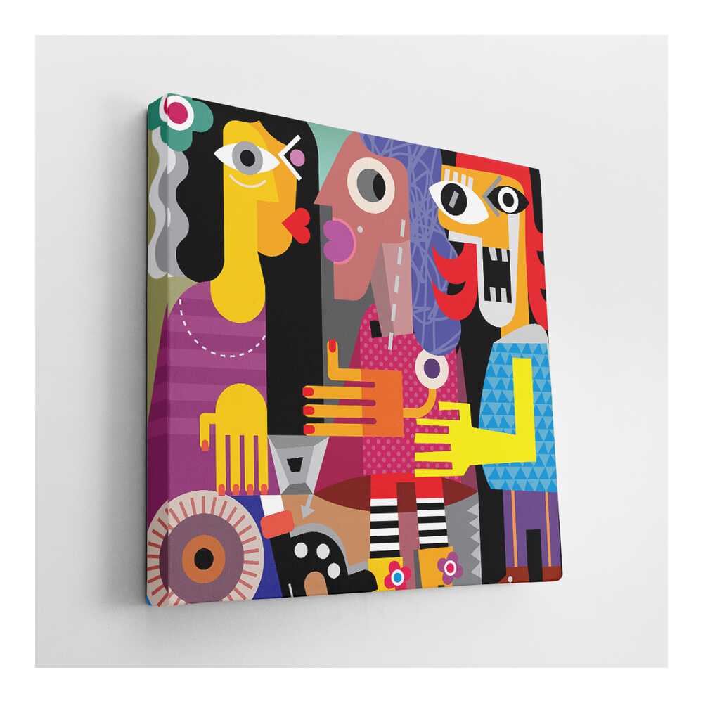 Picasoul - Picasoul Curated - Colorful Characters In Exchange - Wall Decor