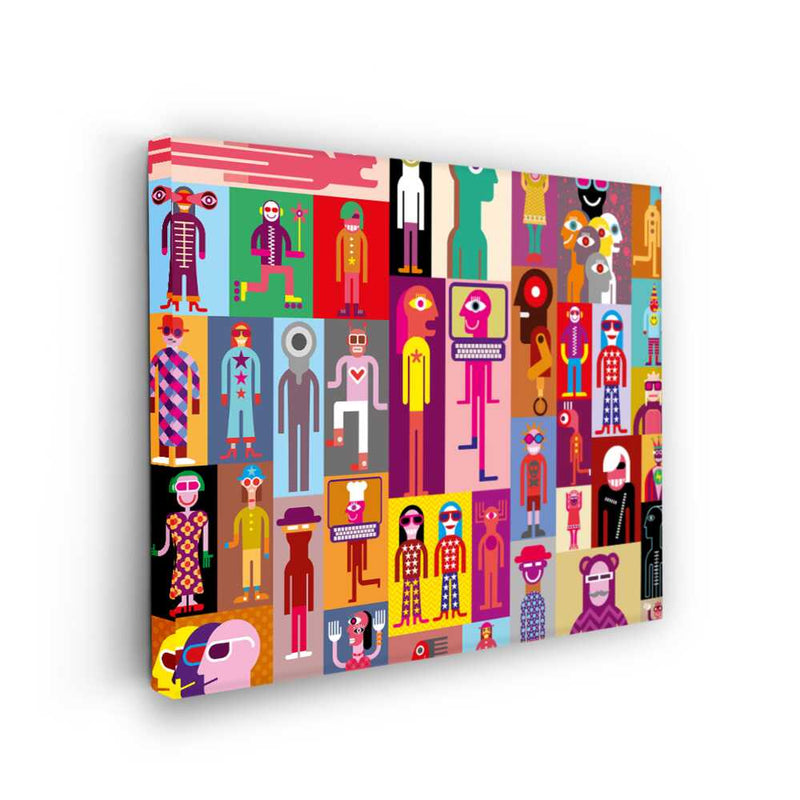 Picasoul - Picasoul Curated - Colorful Characters 2 - Wall Decor