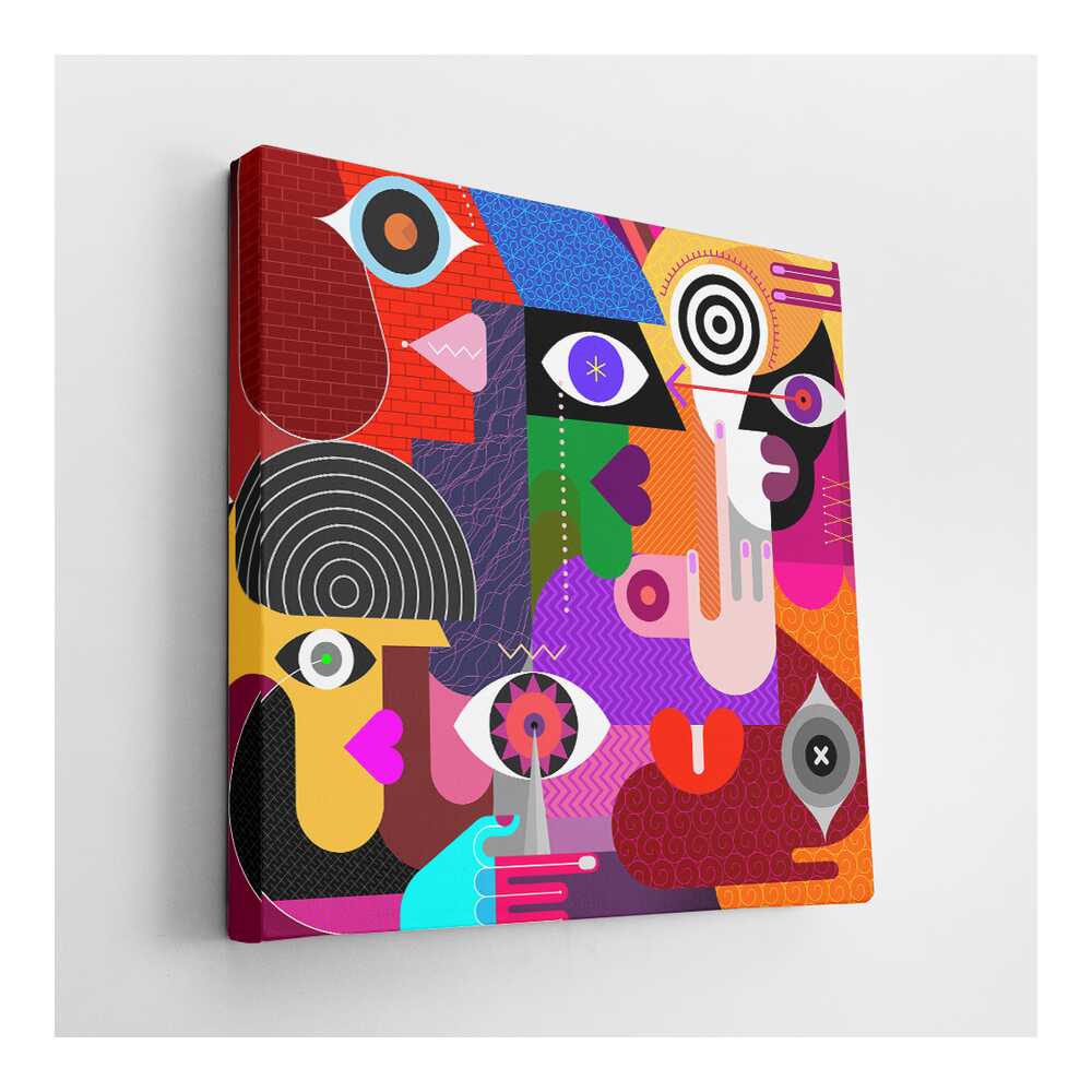 Picasoul - Picasoul Curated - Faces In Color 6 - Wall Decor