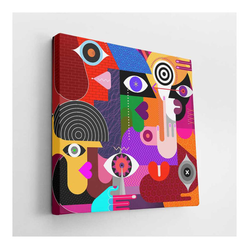 Picasoul - Picasoul Curated - Faces In Color 6 - Wall Decor
