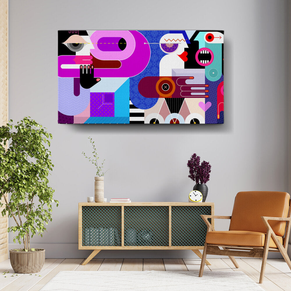 Colorful Abstract Faces 5