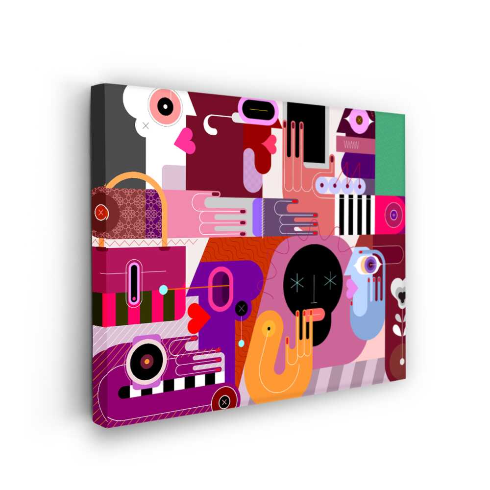 Picasoul - Picasoul Curated - Abstract Expressions Of Connection - Wall Decor
