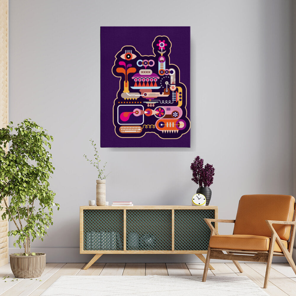 Vibrant Geometric Fantasy