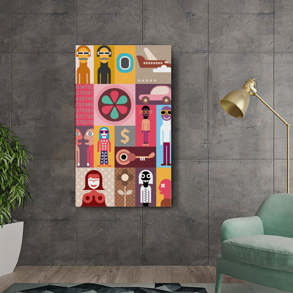 Colorful Pop Culture Montage 1