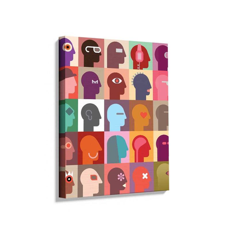 Picasoul - Picasoul Curated - Abstract Faces 15 - Wall Decor