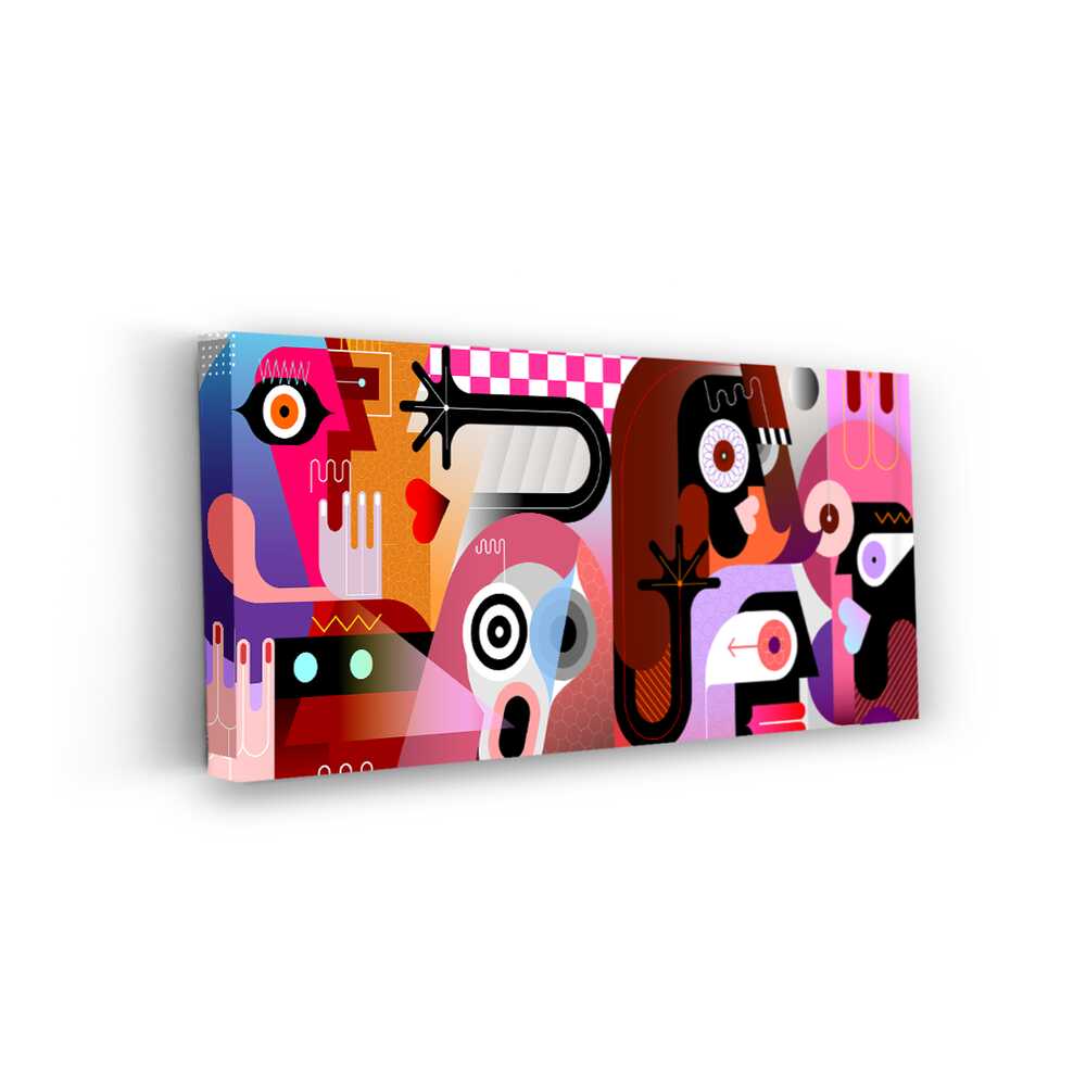 Picasoul - Picasoul Curated - Abstract Faces 13 - Wall Decor