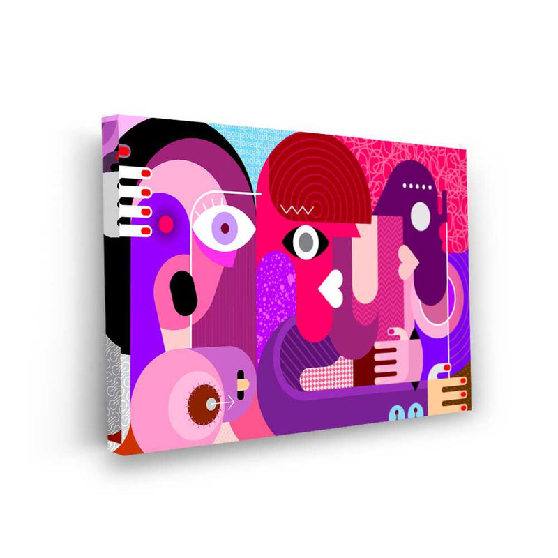 Picasoul - Picasoul Curated - Abstract Faces 8 - Wall Decor