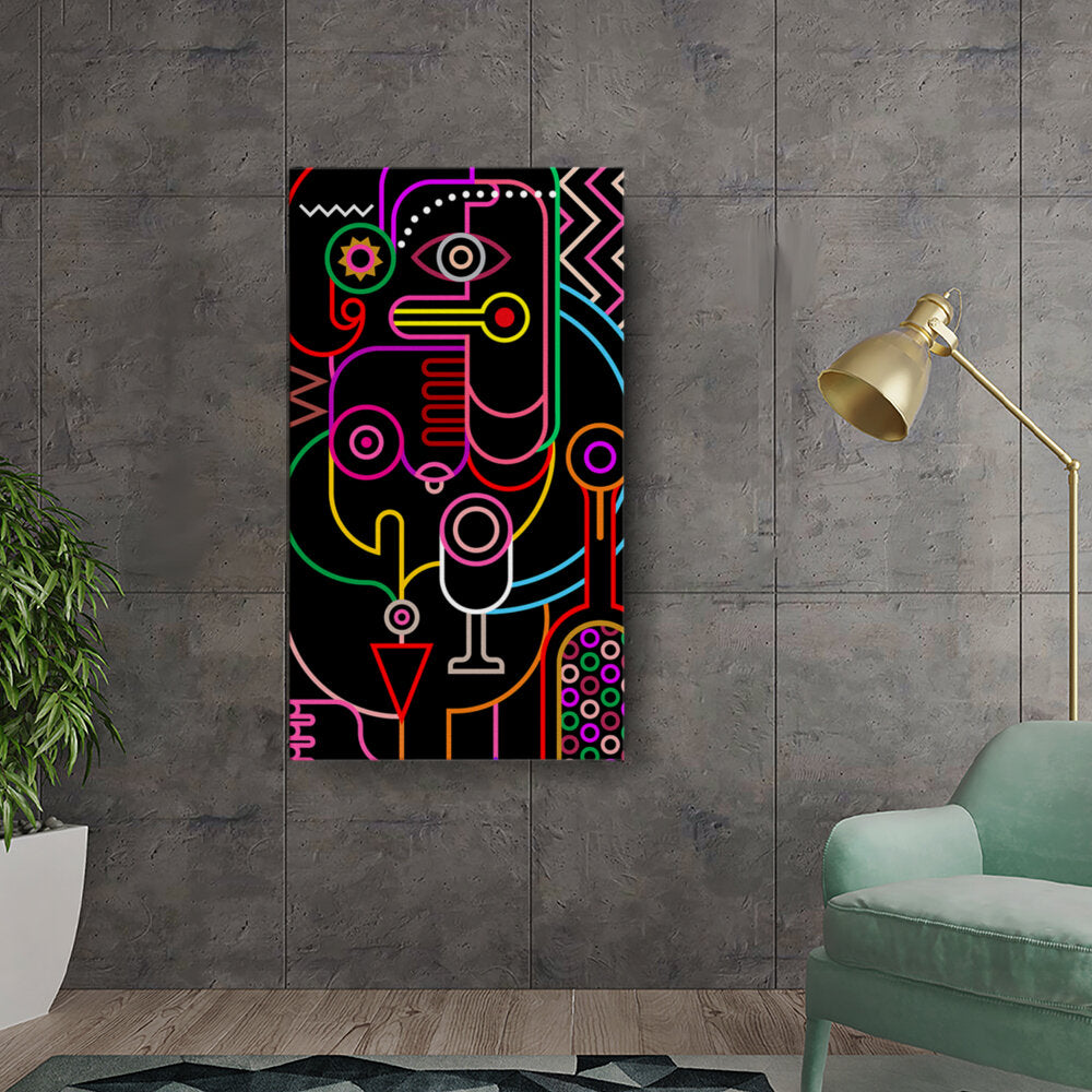 Colorful Abstract Portrait