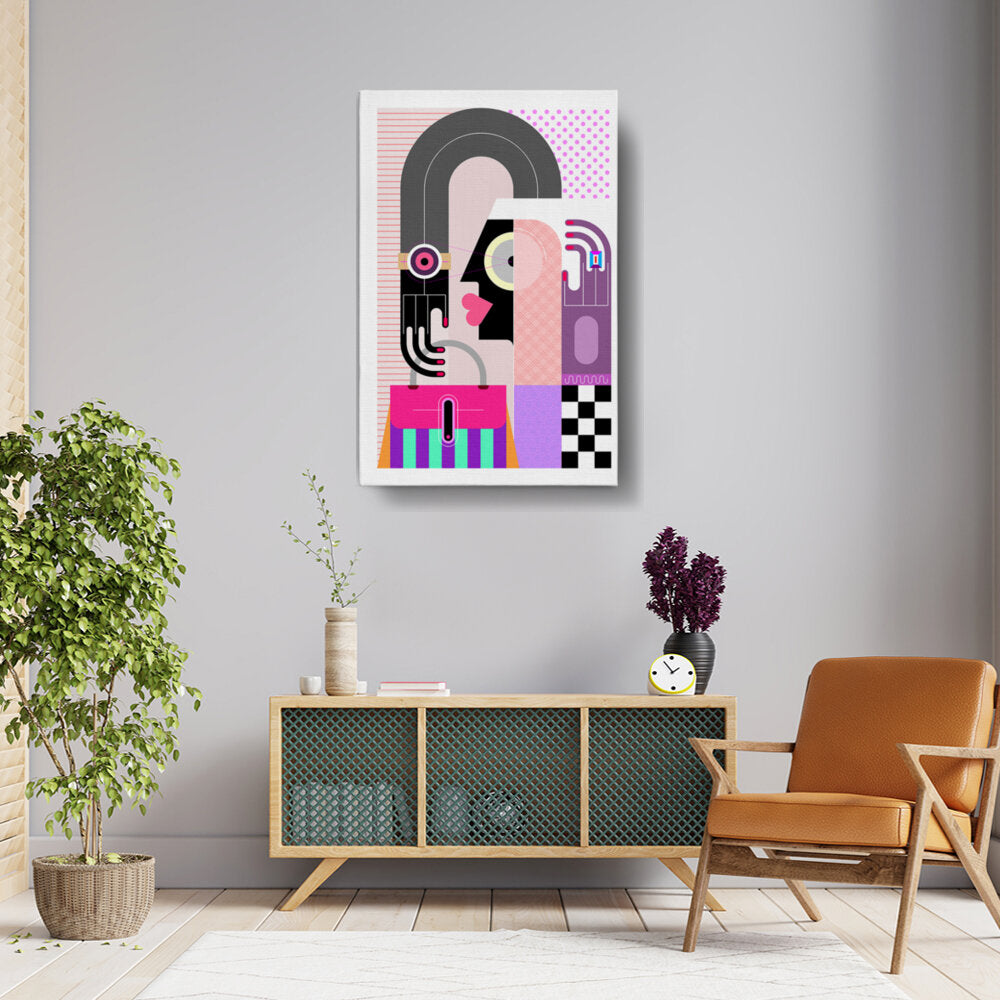 Stylish Abstract Portrait