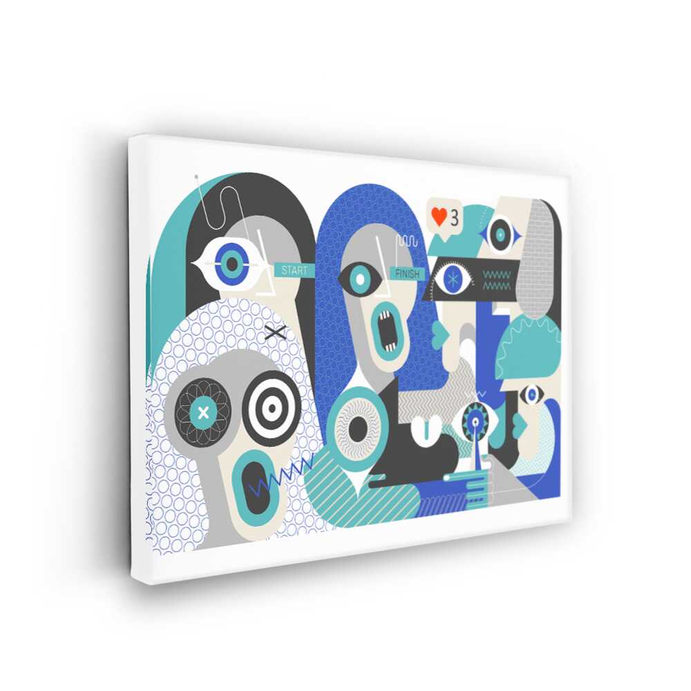 Picasoul - Picasoul Curated - Emotional Faces 1 - Wall Decor