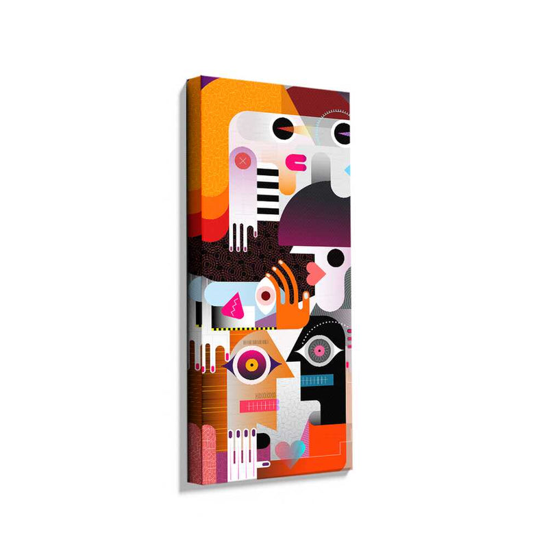 Picasoul - Picasoul Curated - Abstract Faces 6 - Wall Decor