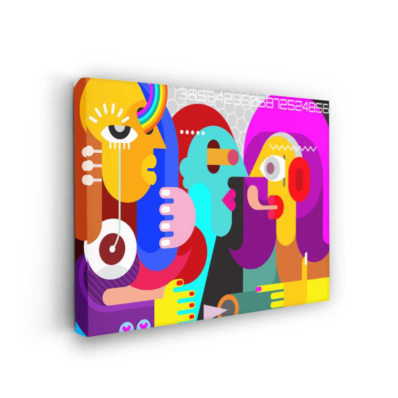 Picasoul - Picasoul Curated - Colorful Conversations 5 - Wall Decor