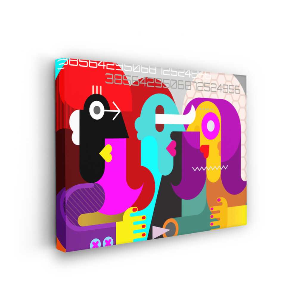 Picasoul - Picasoul Curated - Colorful Conversations 6 - Wall Decor