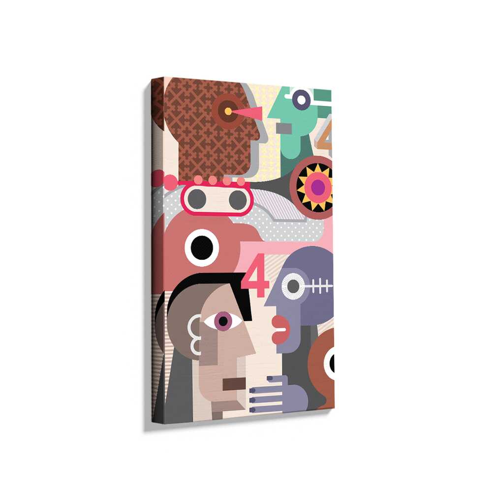 Picasoul - Picasoul Curated - Faces In Abstract - Wall Decor