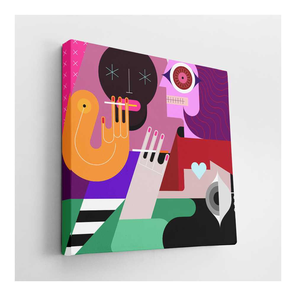Picasoul - Picasoul Curated - Abstract Portraits In Color - Wall Decor