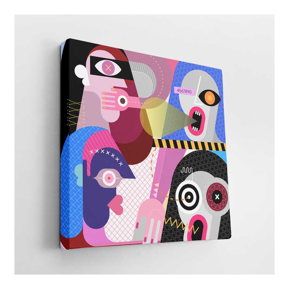 Picasoul - Picasoul Curated - Expressive Faces 1 - Wall Decor