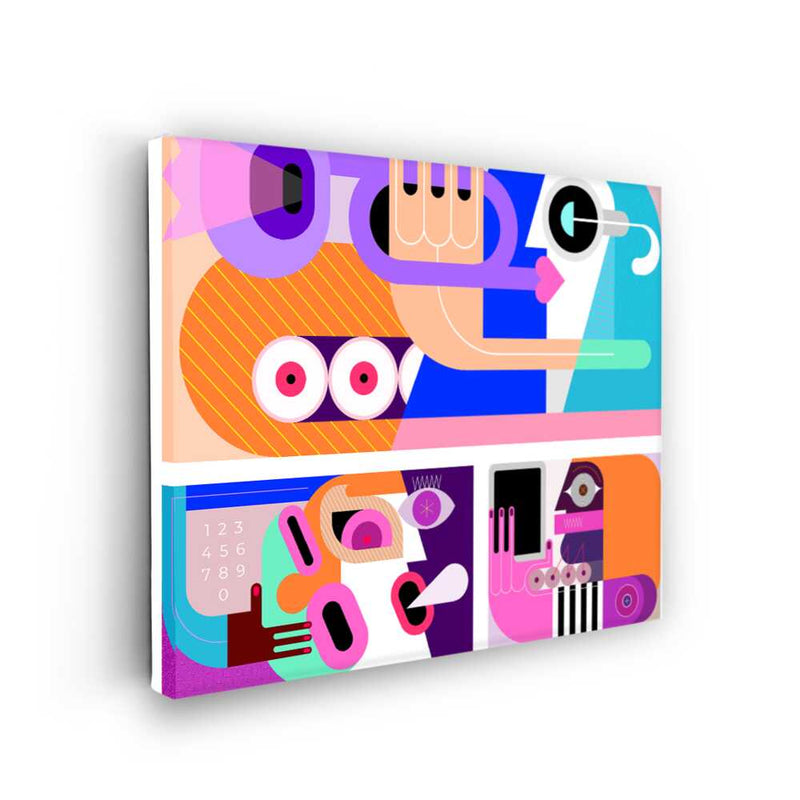 Picasoul - Picasoul Curated - Abstract Connections 1 - Wall Decor