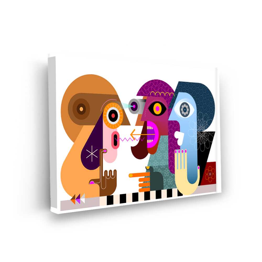 Picasoul - Picasoul Curated - Colorful Conversations 4 - Wall Decor