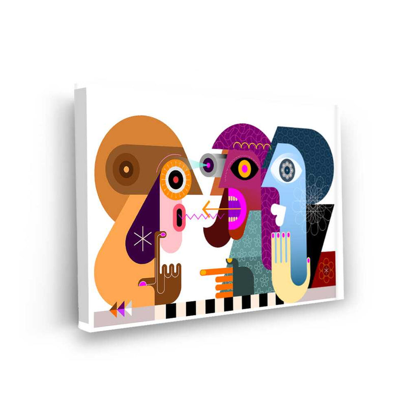 Picasoul - Picasoul Curated - Colorful Conversations 4 - Wall Decor
