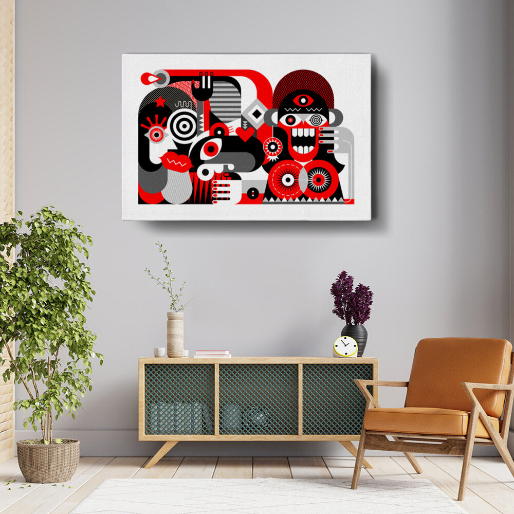 Playful Abstract Faces