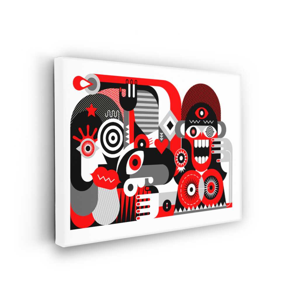 Picasoul - Picasoul Curated - Playful Abstract Faces - Wall Decor