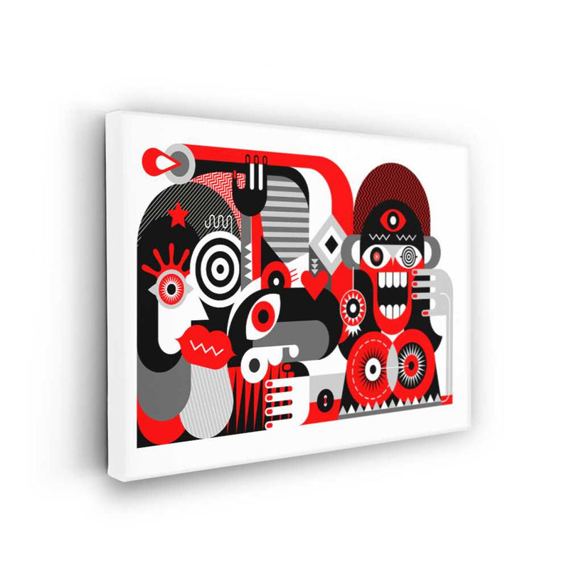 Picasoul - Picasoul Curated - Playful Abstract Faces - Wall Decor