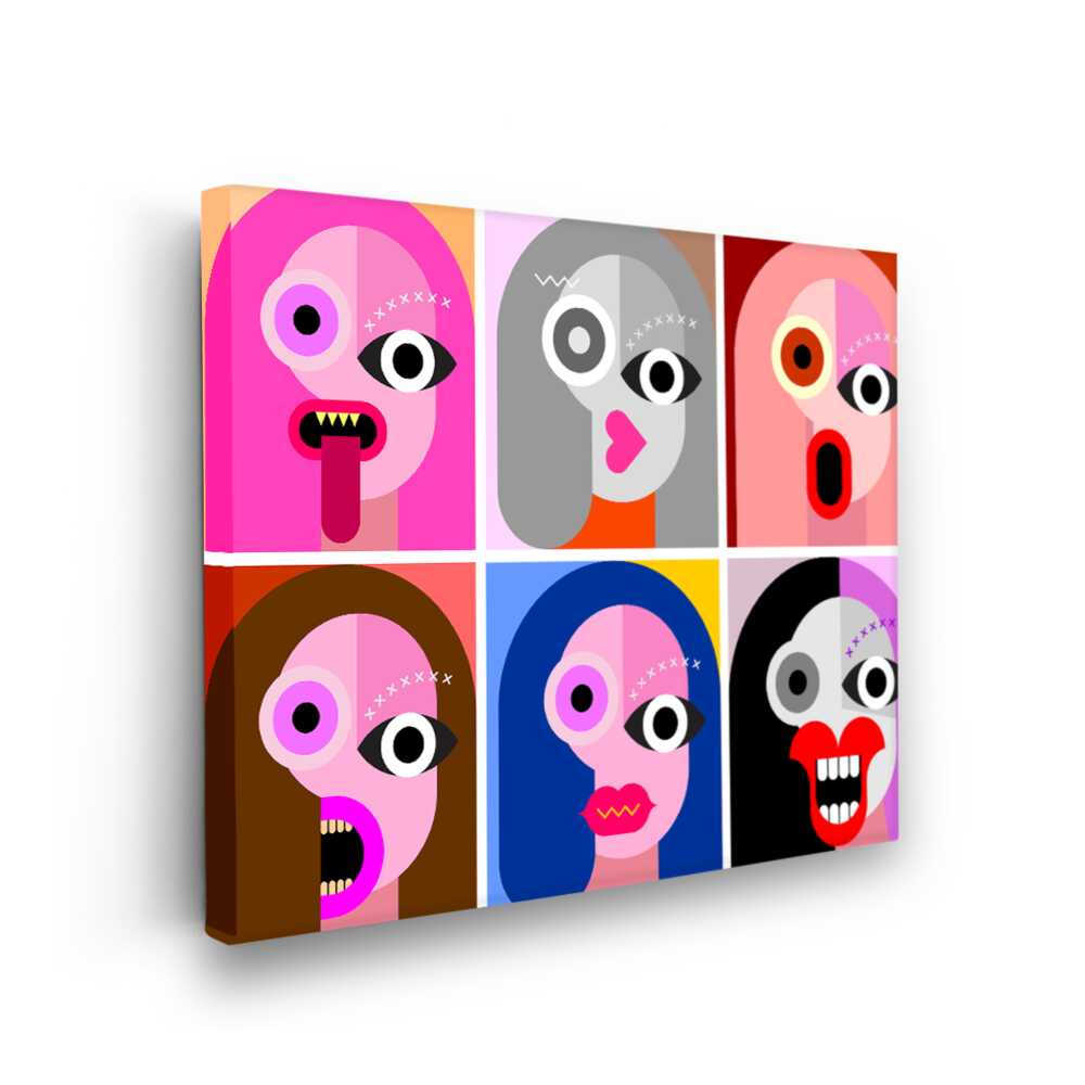 Picasoul - Picasoul Curated - Expressive Faces 2 - Wall Decor